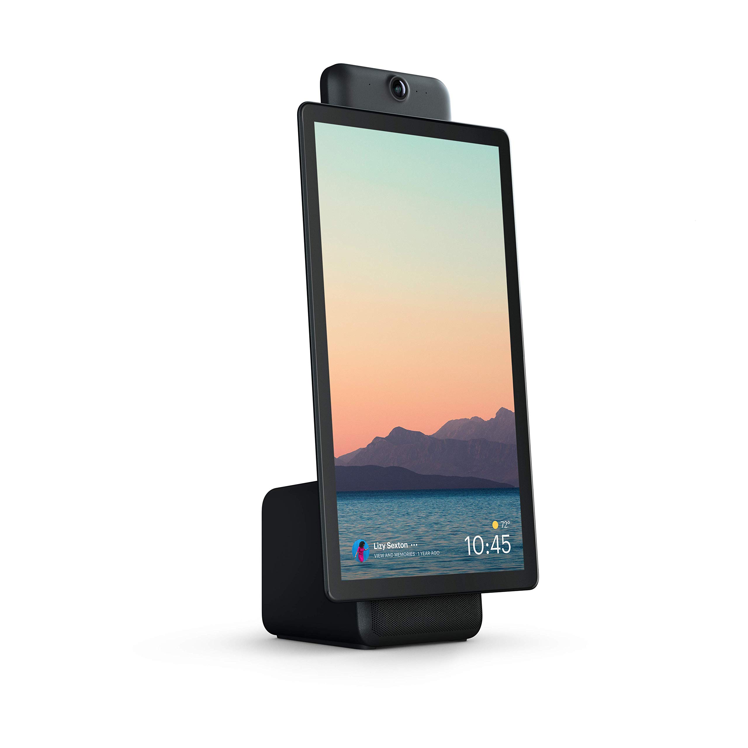 Portal Plus Black from Facebook - Smart Video Calling with Alexa Hands-Free (For UK Residents)